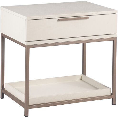 Rebel 23.5 X 23.5 inch Champagne Gold / Cream Night Stand, Small